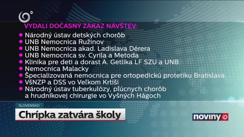 Chrípka zatvára školy