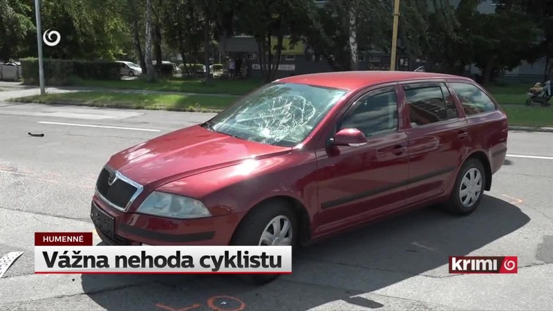 Vážna nehoda cyklistu