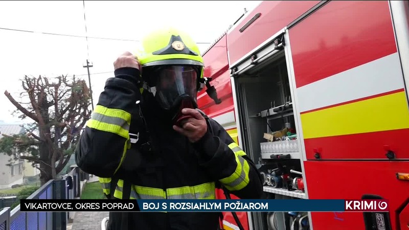 BOJ S ROZSIAHLYM POŽIAROM