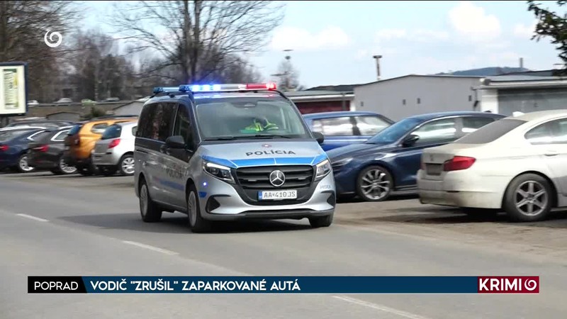 VODIČ "ZRUŠIL" ZAPARKOVANÉ AUTÁ