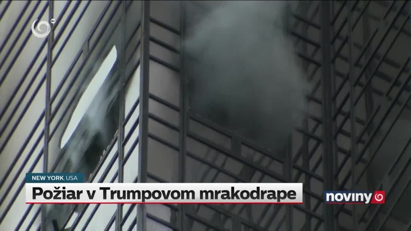 Požiar v Trumpovom mrakodrape