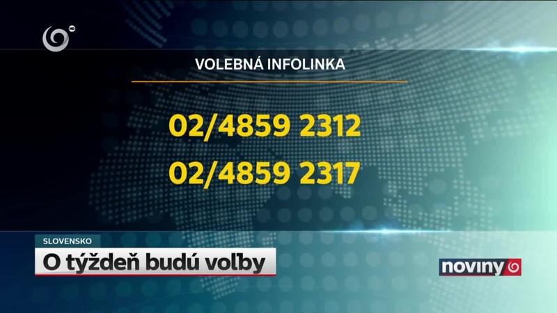 O týždeň budú voľby