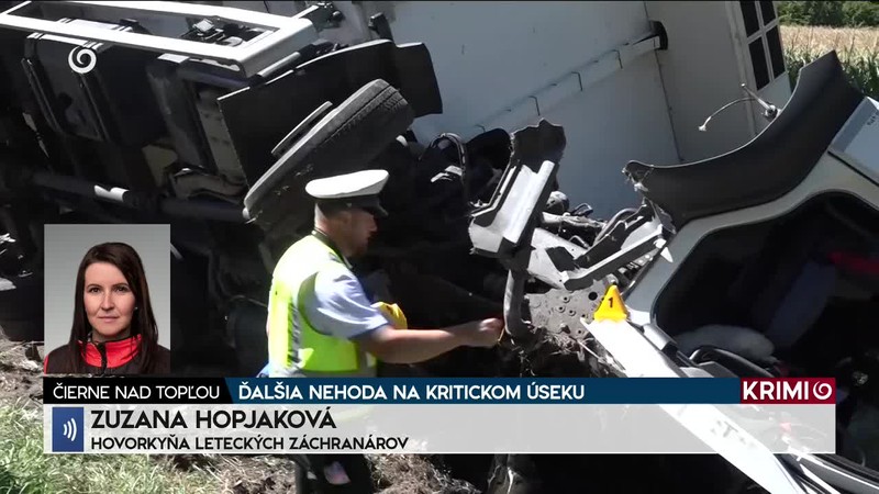ĎALŠIA NEHODA NA KRITICKOM ÚSEKU