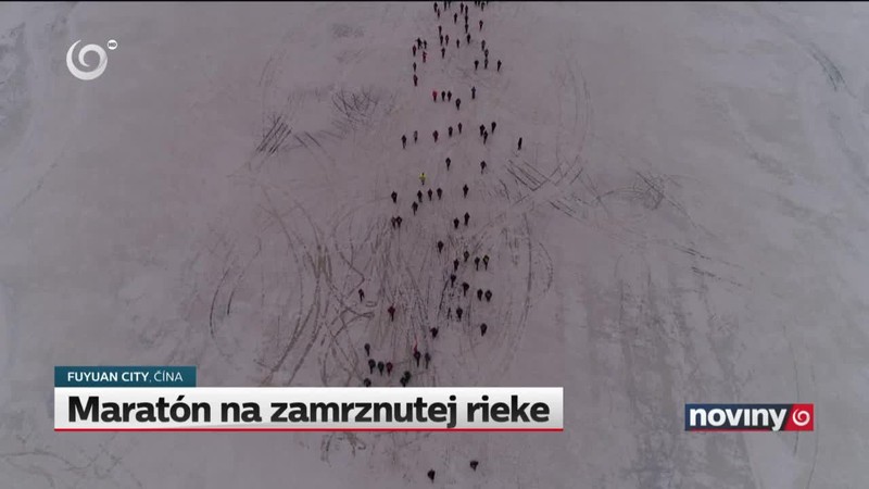 Maratón na zamrznutej rieke