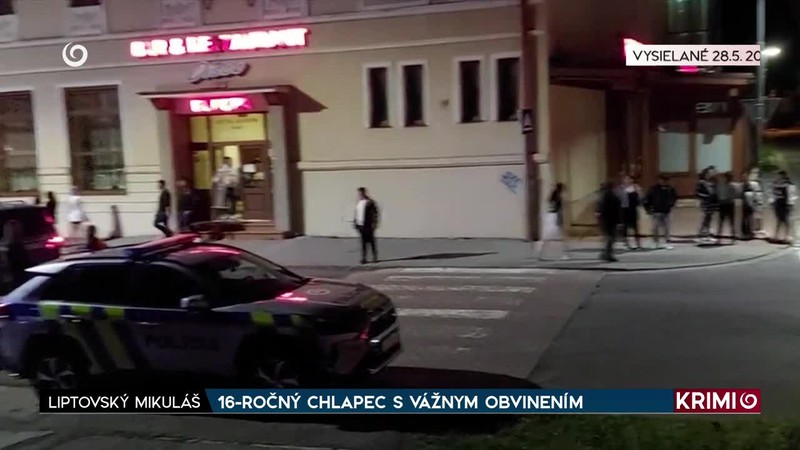 16-ROČNÝ CHLAPEC S VÁŽNYM OBVINENÍM