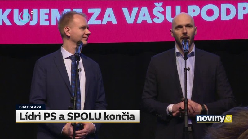 Lídri PS a SPOLU končia