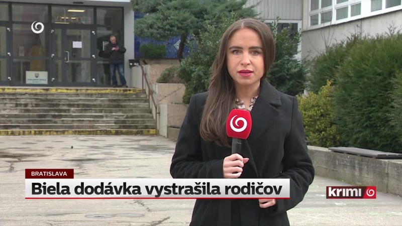 Biela dodávka vystrašila rodičov // BRATISLAVA /, Headline