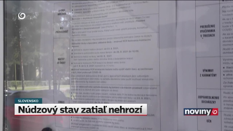 Núdzový stav zatiaľ nehrozí