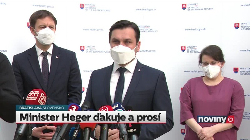 Minister Heger ďakuje a prosí