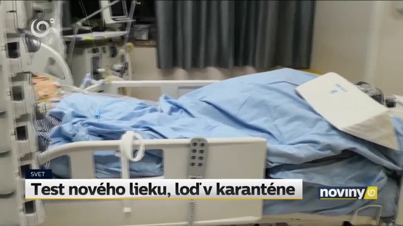 Test nového lieku, loď v karanténe