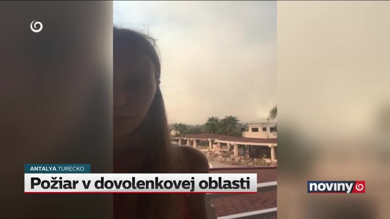 Požiar v dovolenkovej oblasti
