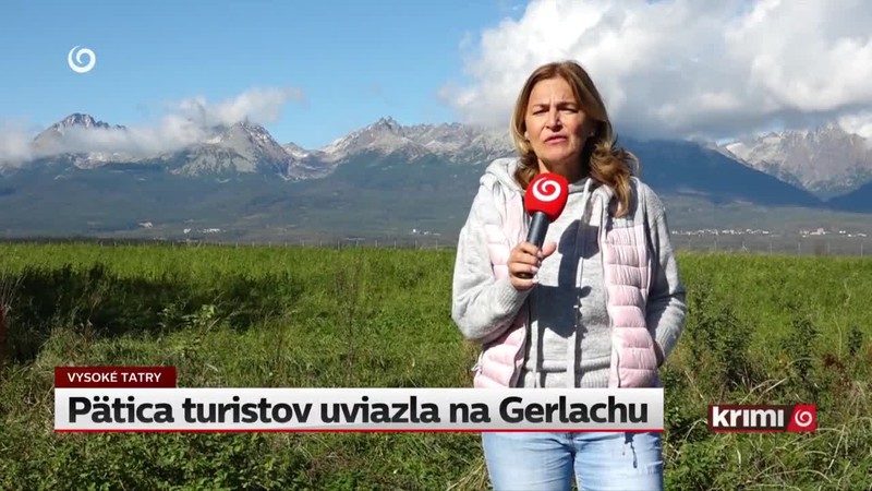 Pätica turistov uviazla na Gerlachu