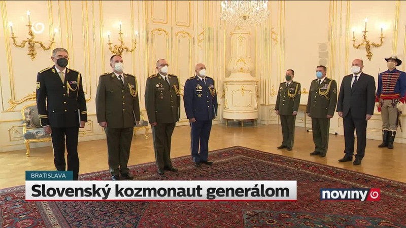 Slovenský kozmonaut generálom
