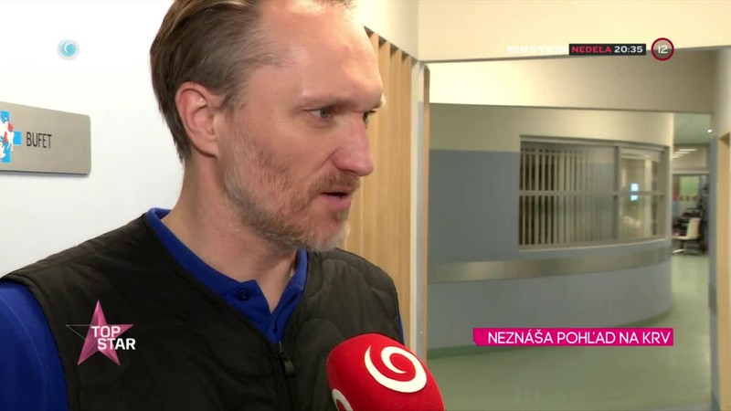 Neznáša pohľad na krv