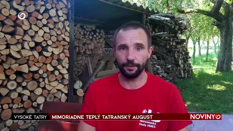 MIMORIADNE TEPLÝ TATRANSKÝ AUGUST