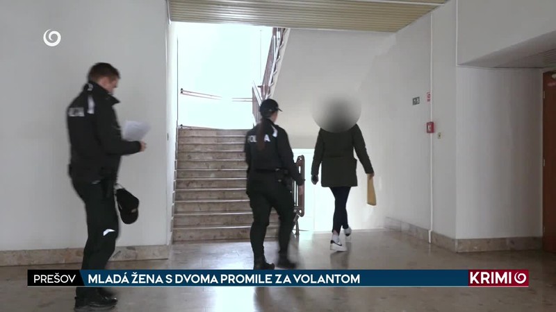MLADÁ ŽENA S DVOMA PROMILE ZA VOLANTOM