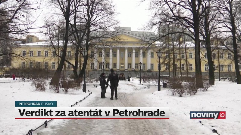 Verdikt za atentát v Petrohrade