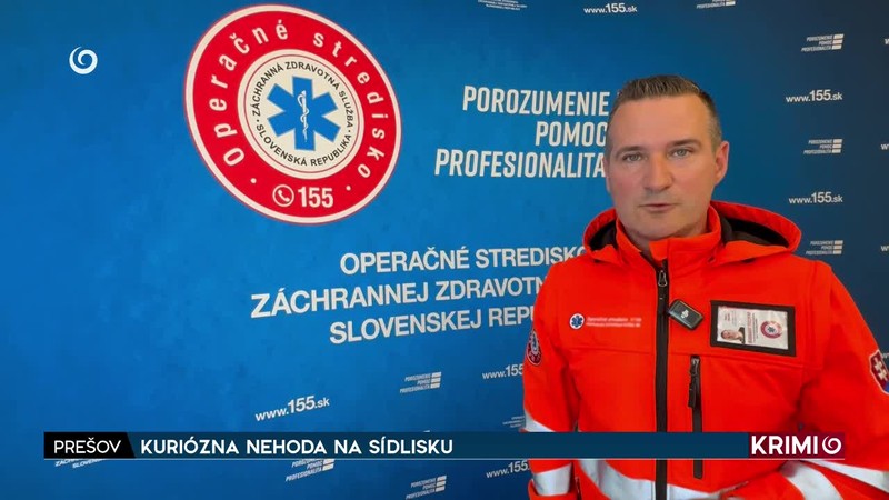 KURIÓZNA NEHODA NA SÍDLISKU,