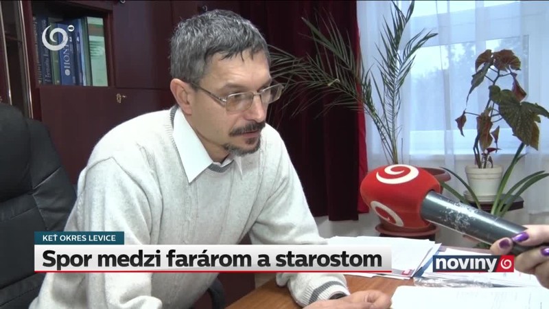 Spor medzi farárom a starostom