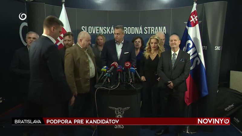 PODPORA PRE KANDIDÁTOV