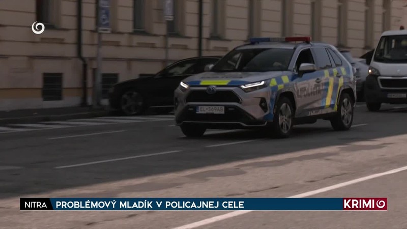 PROBLÉMOVÝ MLADÍK V POLICAJNEJ CELE