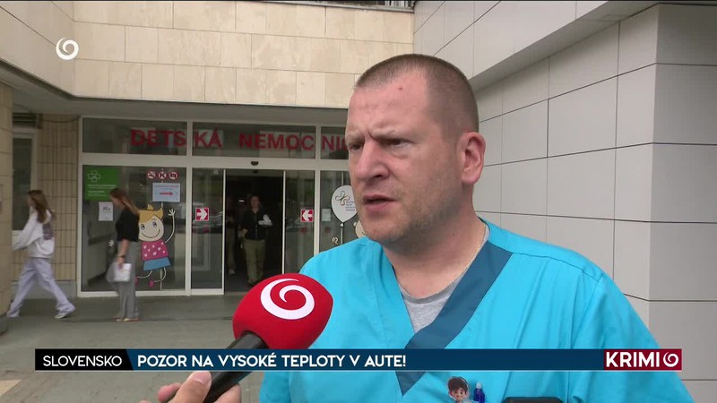 POZOR NA VYSOKÉ TEPLOTY V AUTE!
