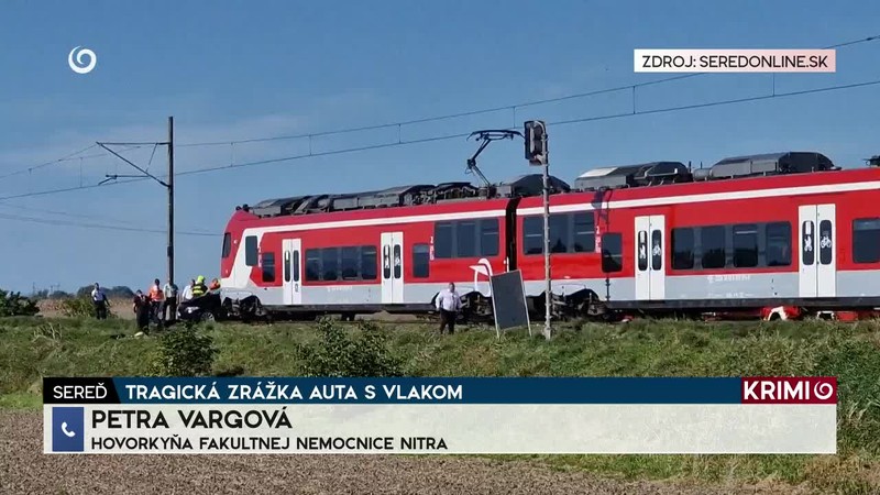 TRAGICKÁ ZRÁŽKA AUTA S VLAKOM
