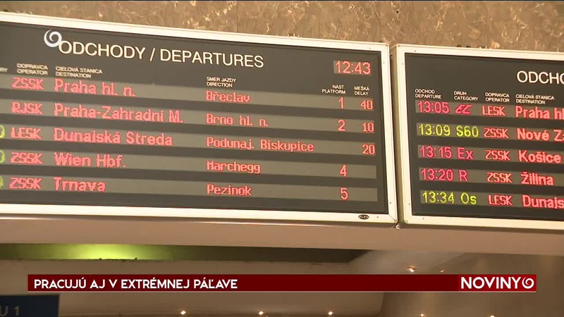 PRACUJÚ AJ V EXTRÉMNEJ PÁĽAVE