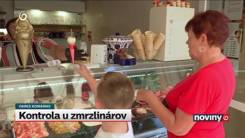 Kontrola u zmrzlinárov