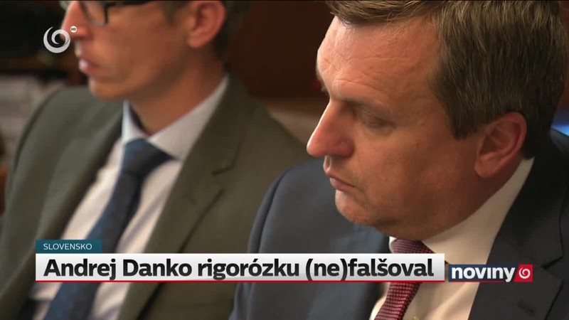 Andrej Danko rigorózku (ne)falšoval