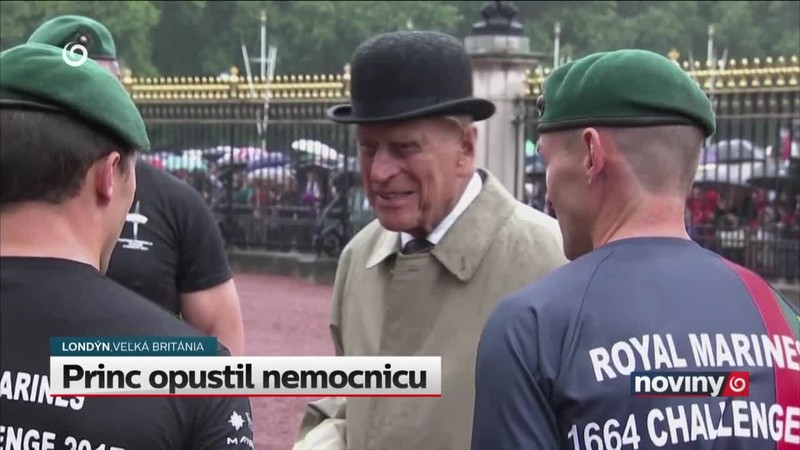 Princ opustil nemocnicu