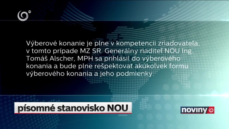 Šéfa NOU budú vyberať po starom