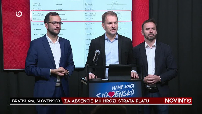 ZA ABSENCIE MU HROZÍ STRATA PLATU