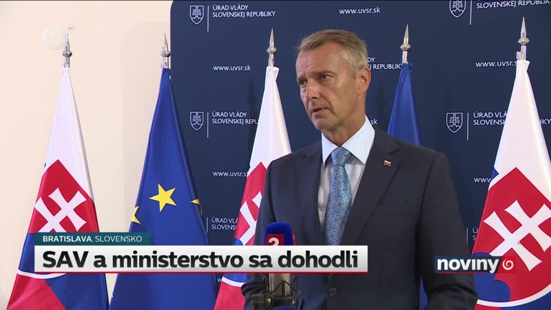 SAV a ministerstvo sa dohodli
