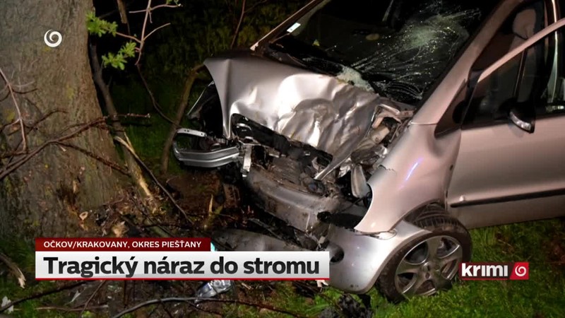 Tragický náraz do stromu