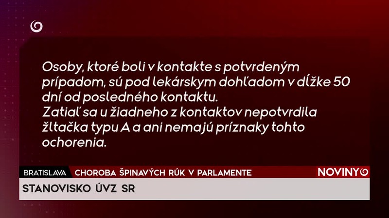 CHOROBA ŠPINAVÝCH RÚK V PARLAMENTE