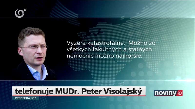 Odchod pre zlé vybavenie nemocníc