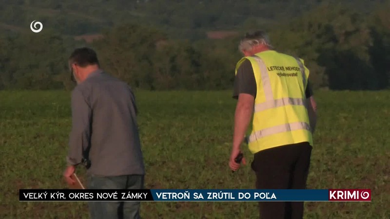 VETROŇ SA ZRÚTIL DO POĽA