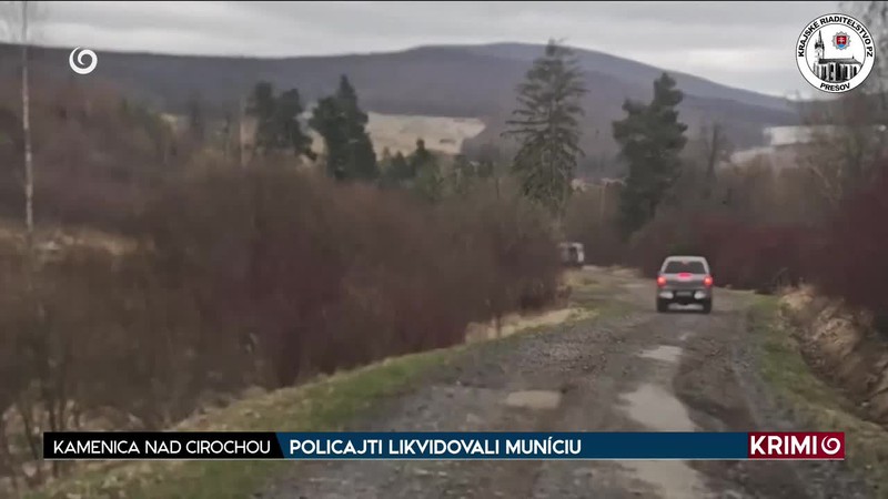 POLICAJTI LIKVIDOVALI MUNÍCIU
