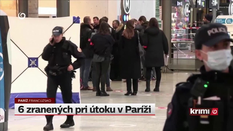 6 zranených pri útoku v Paríži