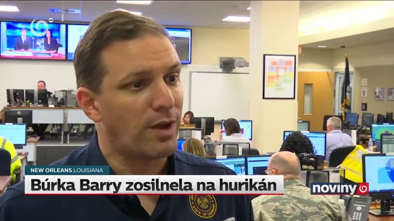 Búrka Barry zosilnela na hurikán