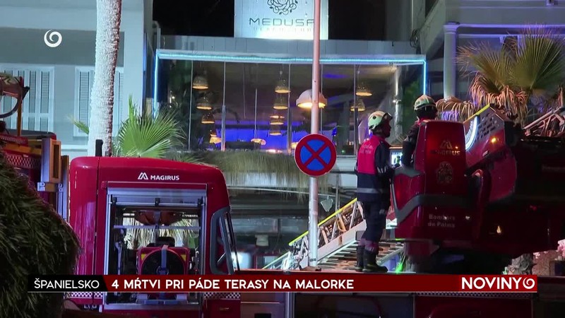 4 MŔTVI PRI PÁDE TERASY NA MALORKE