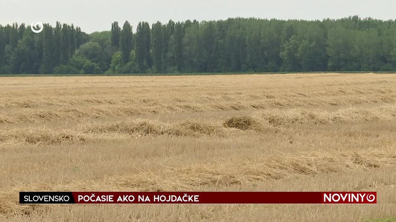 POČASIE AKO NA HOJDAČKE