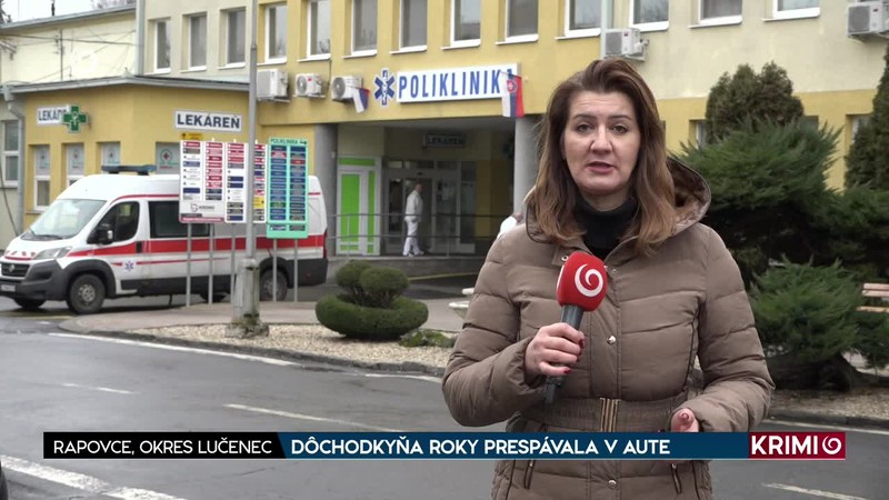 DÔCHODKYŇA ROKY PRESPÁVALA V AUTE