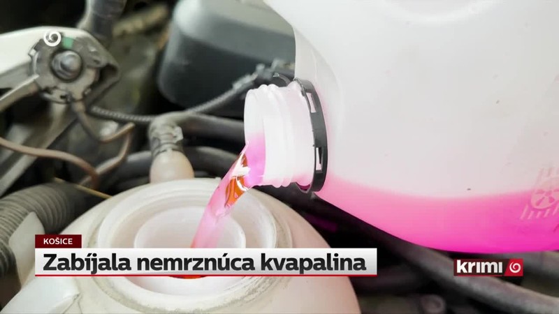 Zabíjala nemrznúca kvapalina