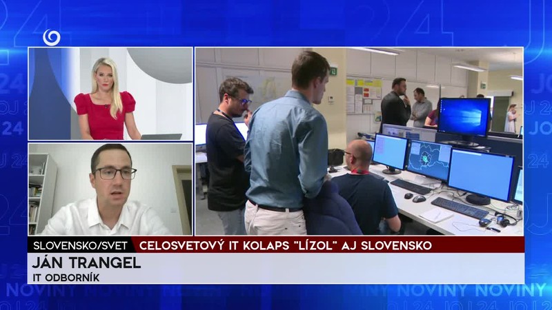 CELOSVETOVÝ IT KOLAPS "LÍZOL" AJ SLOVENSKO