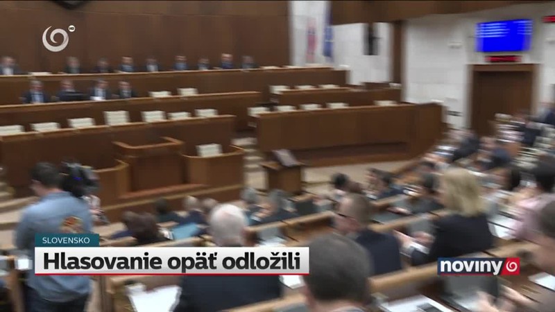 Hlasovanie opäť odložili