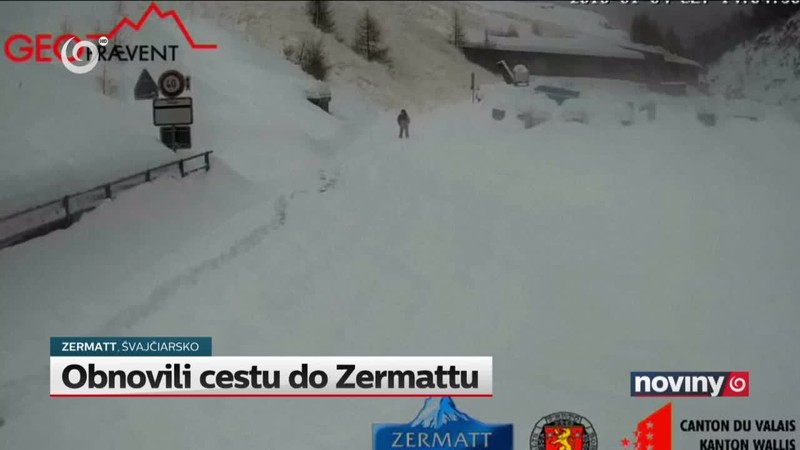 Obnovili cestu do Zermattu