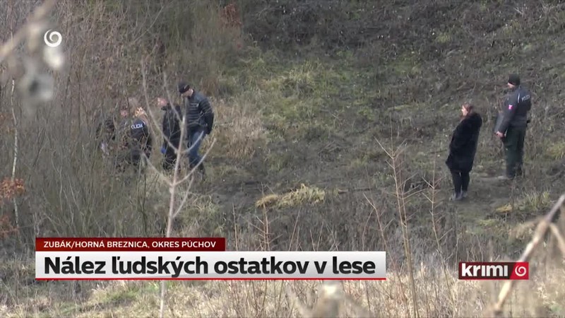 Nález ľudských ostatkov v lese