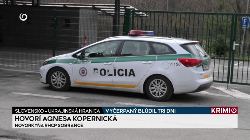 VYČERPANÝ BLÚDIL TRI DNI